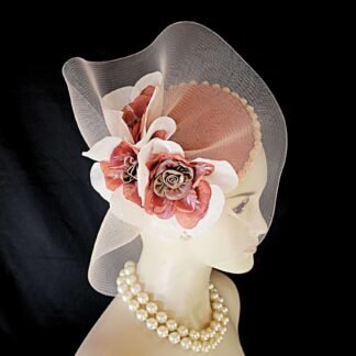 Avant Garde Wedding Bridal Fascinator Cocktail Hat
