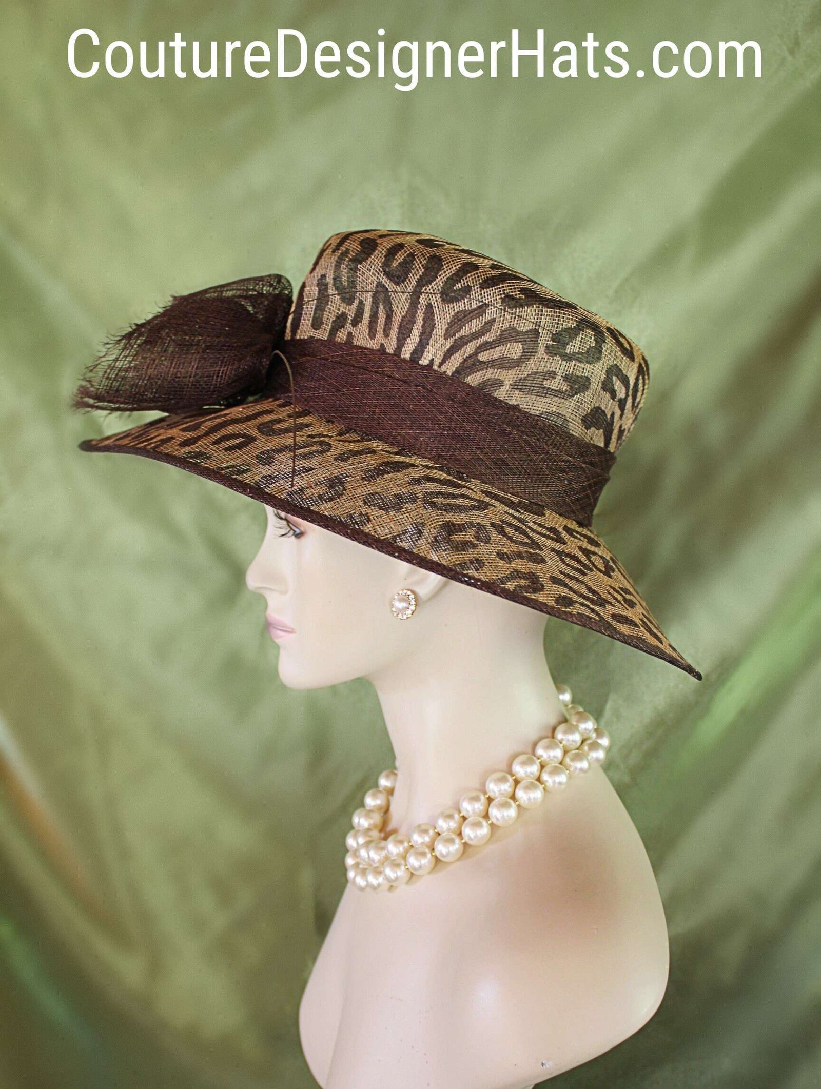 Haute Couture Luxury Big Brim Designer Hat