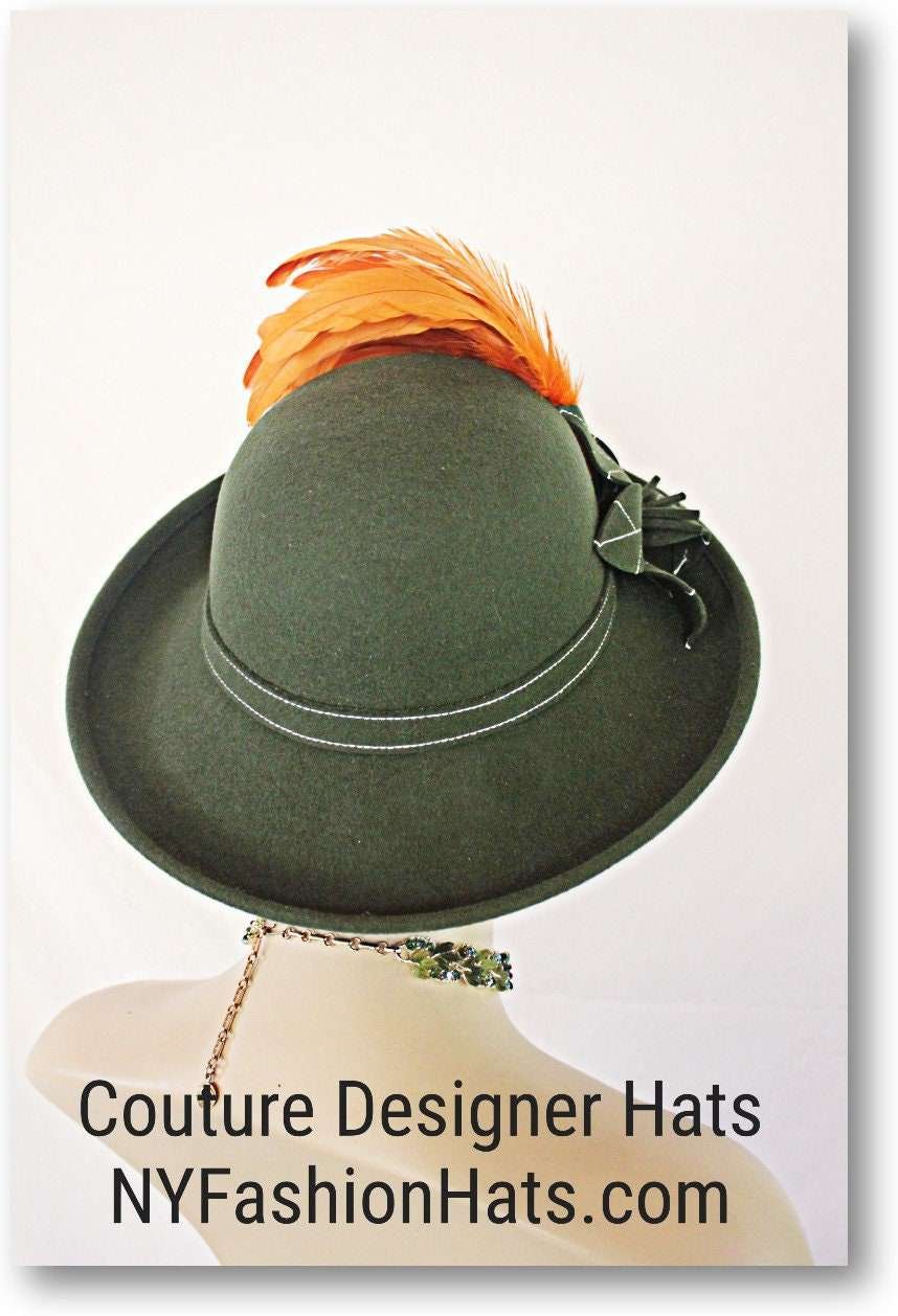 Old Hollywood Glamour Statement Formal Hat
