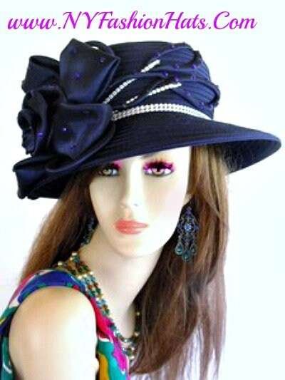 Black Red Brown Formal Hat