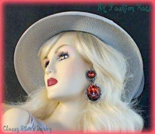 Haute Couture Motf Premium Silver Grey Feathered Statement Hat