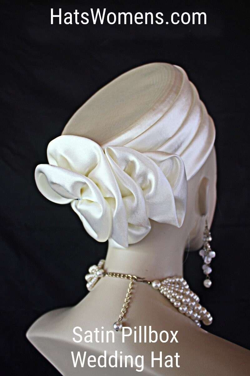Ivory Beige Hats For Brides