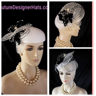 Wedding Bridal Cocktail Hat Headpiece