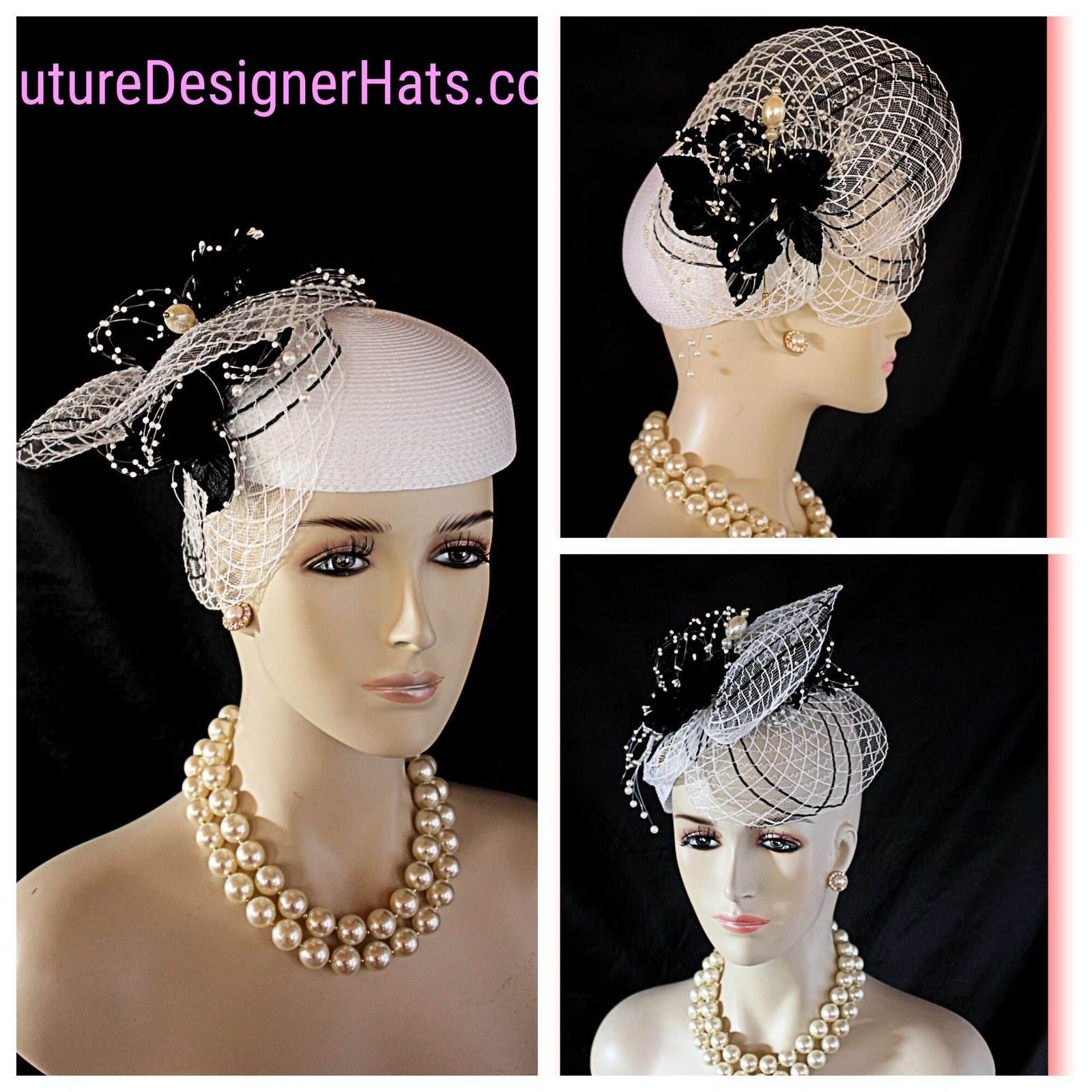 Wedding Bridal Cocktail Hat Headpiece