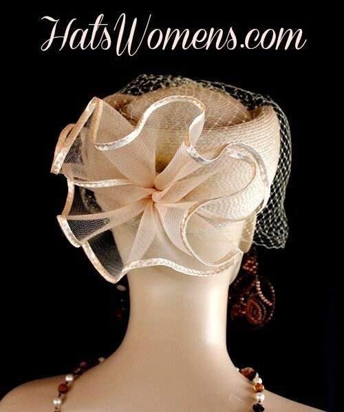 Couture Designer Fashion Bridal Hat